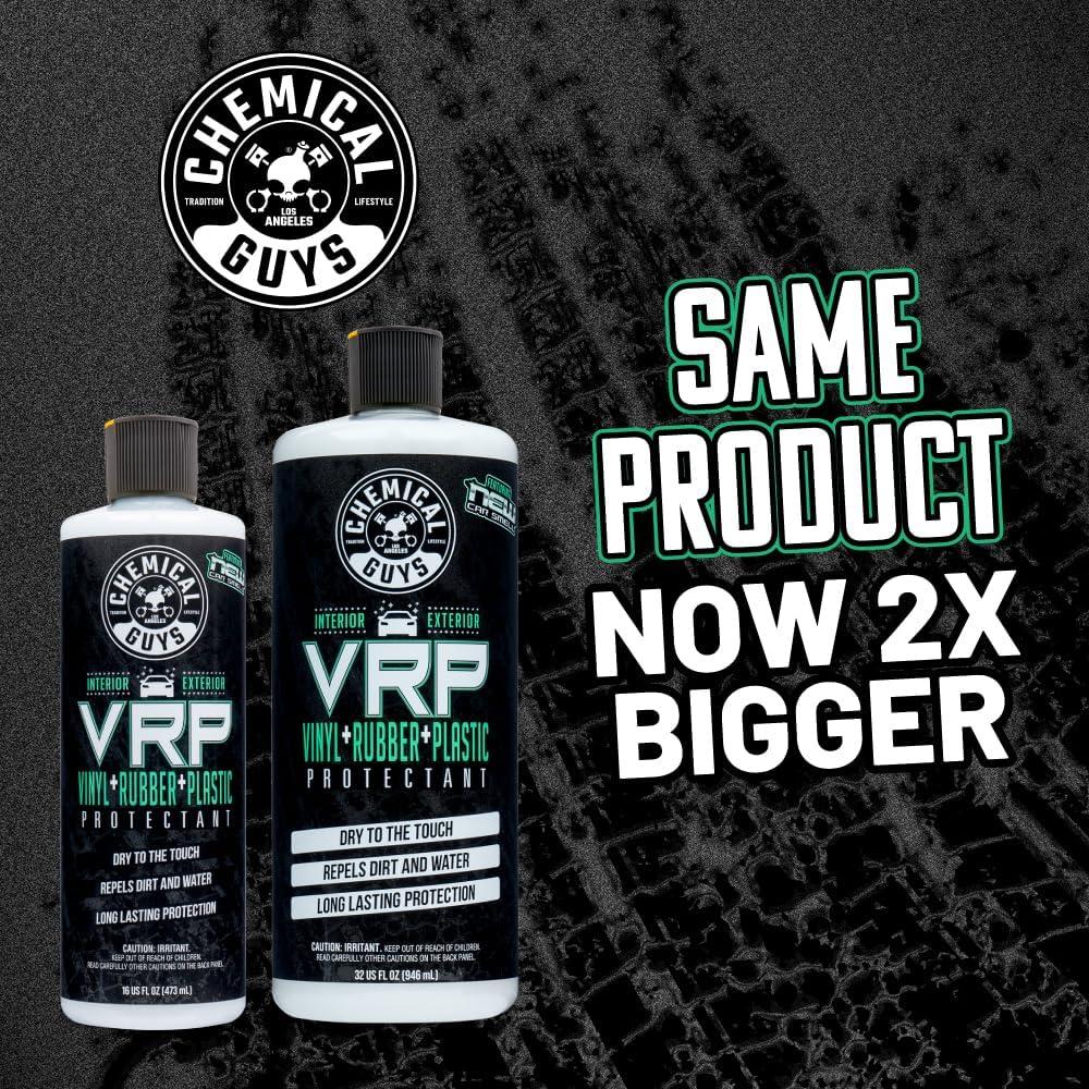 imageChemical Guys VRP New Car Scent  Vinyl Rubber and Plastic Protectant Super Shine Dressing for Tires Trim and More Safe for Cars Trucks SUVs ampamp More 32 Fl oz  TVD1213232 oz Pack of 1