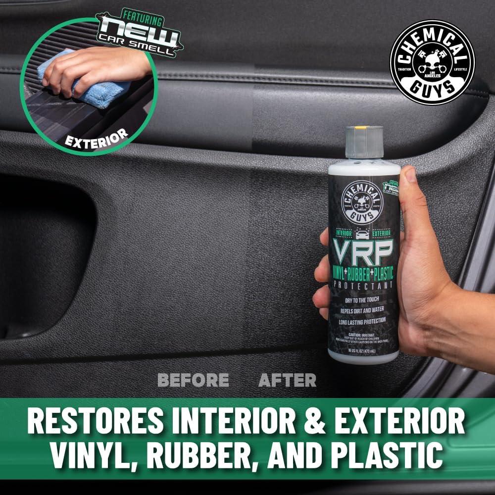 imageChemical Guys VRP New Car Scent  Vinyl Rubber and Plastic Protectant Super Shine Dressing for Tires Trim and More Safe for Cars Trucks SUVs ampamp More 32 Fl oz  TVD1213232 oz Pack of 1