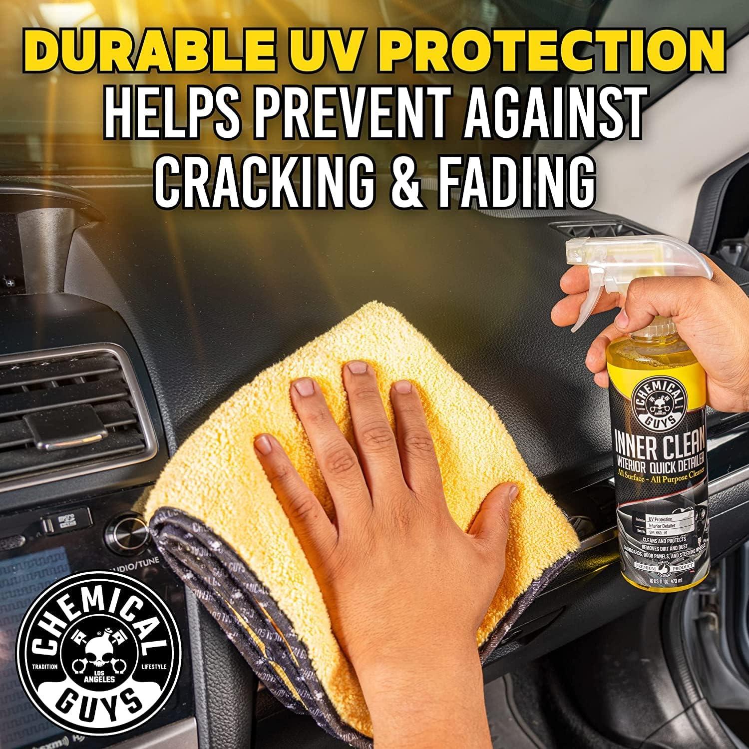 imageChemical Guys InnerClean Quick Detailer with Pineapple Scent High Performance Interior and Dashboard Cleaner Dust Repellent Easy to Use Non Greasy Formula 32 fl oz