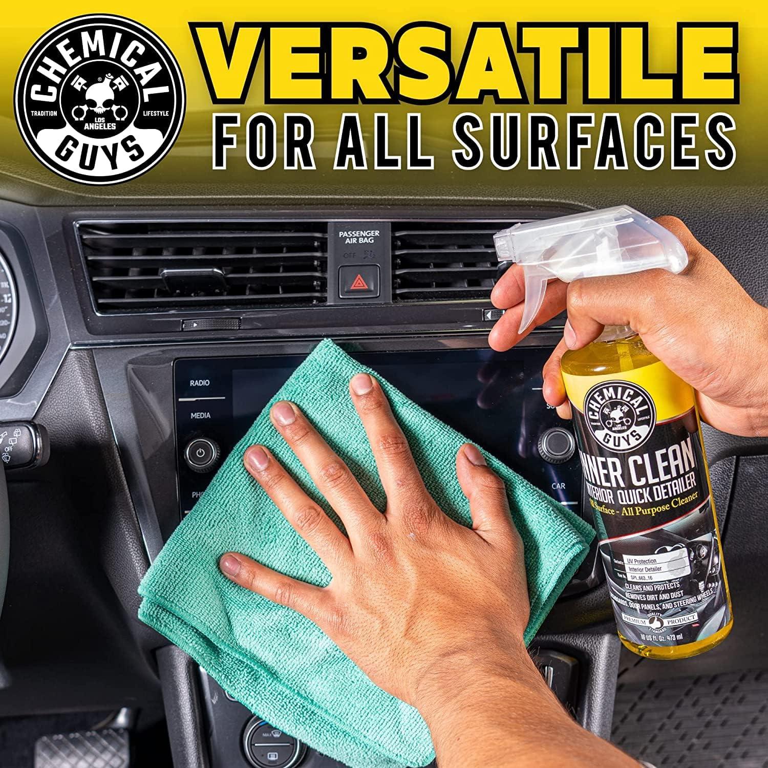 imageChemical Guys InnerClean Quick Detailer with Pineapple Scent High Performance Interior and Dashboard Cleaner Dust Repellent Easy to Use Non Greasy Formula 32 fl oz