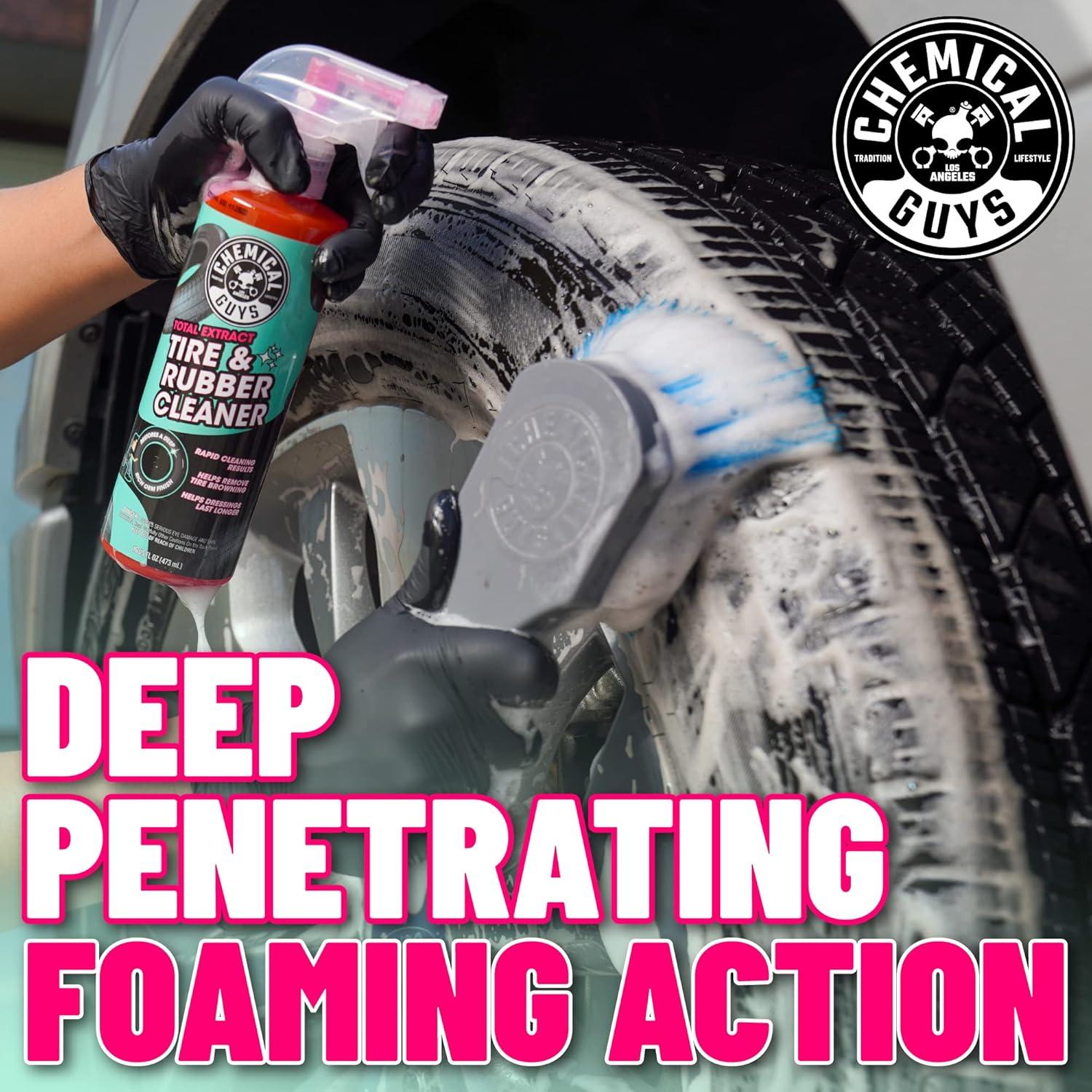 imageChemical Guys CLD30216 Total Extract Tire ampamp Rubber Cleaner Safe for Cars Trucks SUVs Motorcycles RVs ampamp More 16 fl oz
