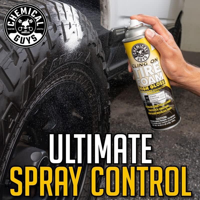 imageChemical Guys TVDSPRAY103 Cling On Tire Foam High Gloss 3 in 1 Cleaner Protectant ampamp Dressing Works on Cars Trucks SUVs Motorcycles RVs ampamp More 16 fl oz
