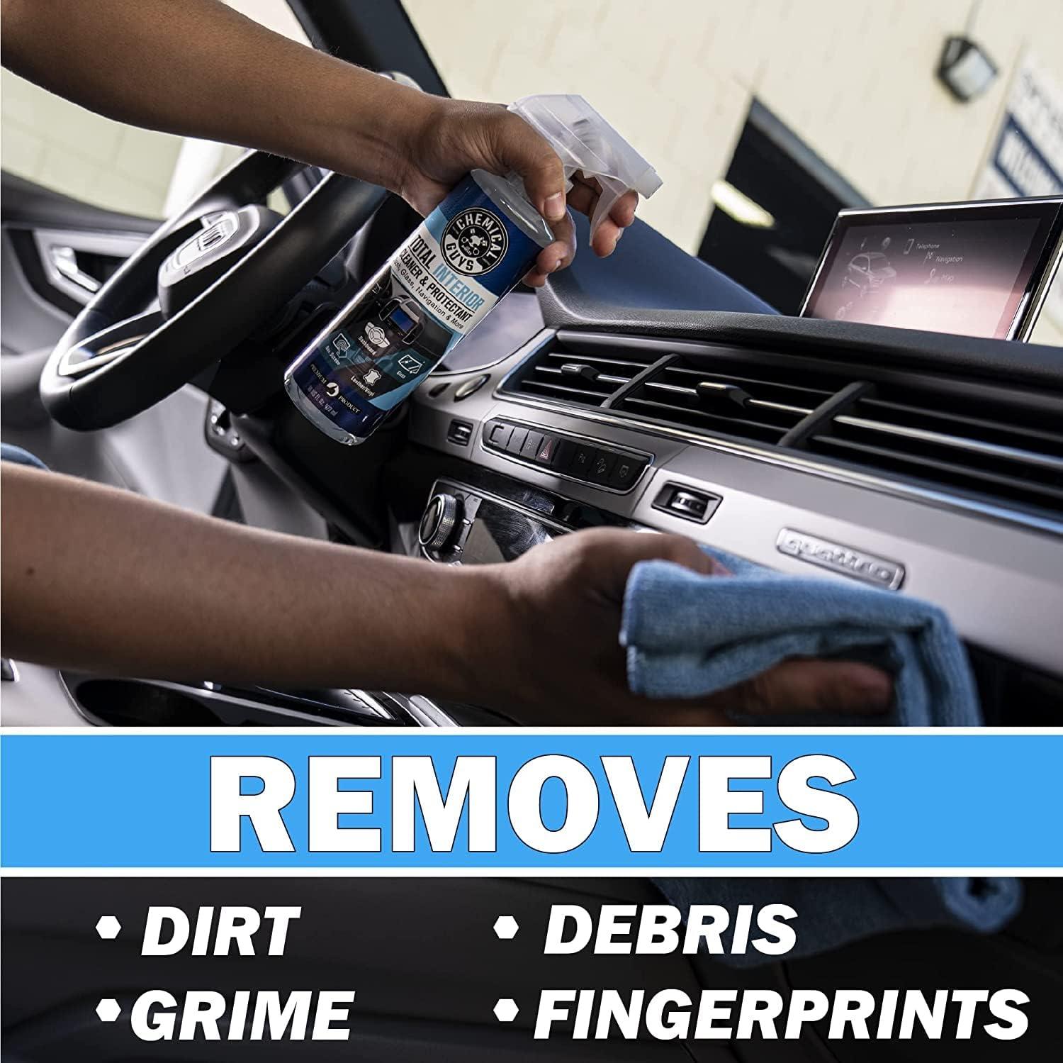 imageChemical Guys Complete Total Interior Cleaner ampamp Protectant Kit  5 Items Including 16 oz Sprayable Total Interior Cleaner ampamp Protectant 50 Pack of Total Interior Wipes ampamp 3 Microfiber Towels