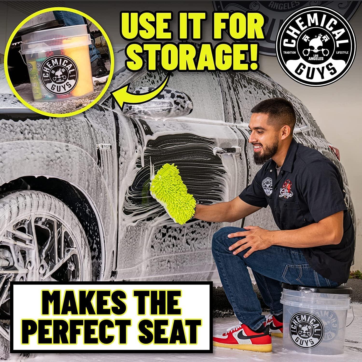 imageChemical Guys CWS101 MaxiSuds II Foaming Car Wash Soap Works with Foam CannonsGuns or Bucket Washes Safe for Cars Trucks Motorcycles RVs ampamp More 128 fl oz 1 Gallon Cherry Scent64 oz