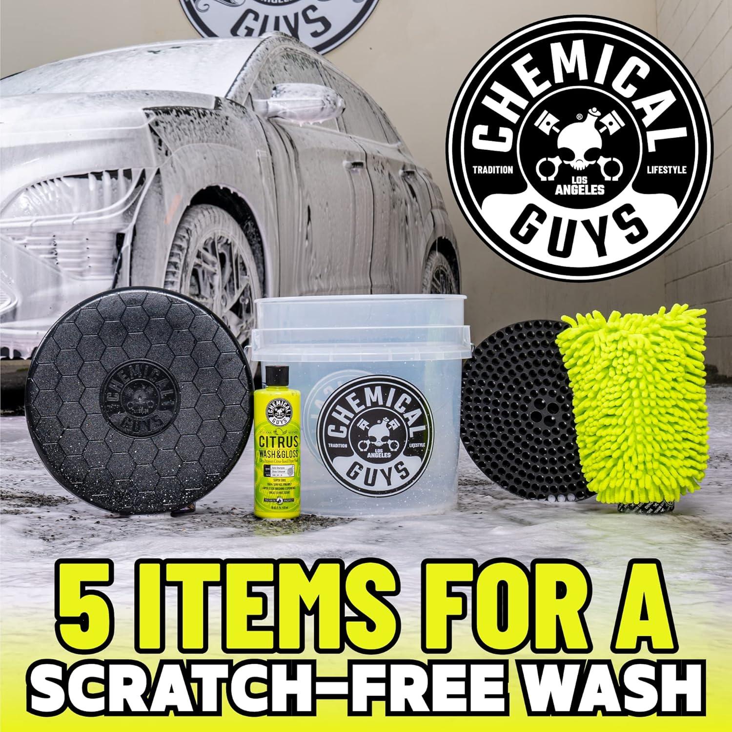 imageChemical Guys CWS101 MaxiSuds II Foaming Car Wash Soap Works with Foam CannonsGuns or Bucket Washes Safe for Cars Trucks Motorcycles RVs ampamp More 128 fl oz 1 Gallon Cherry Scent16 oz