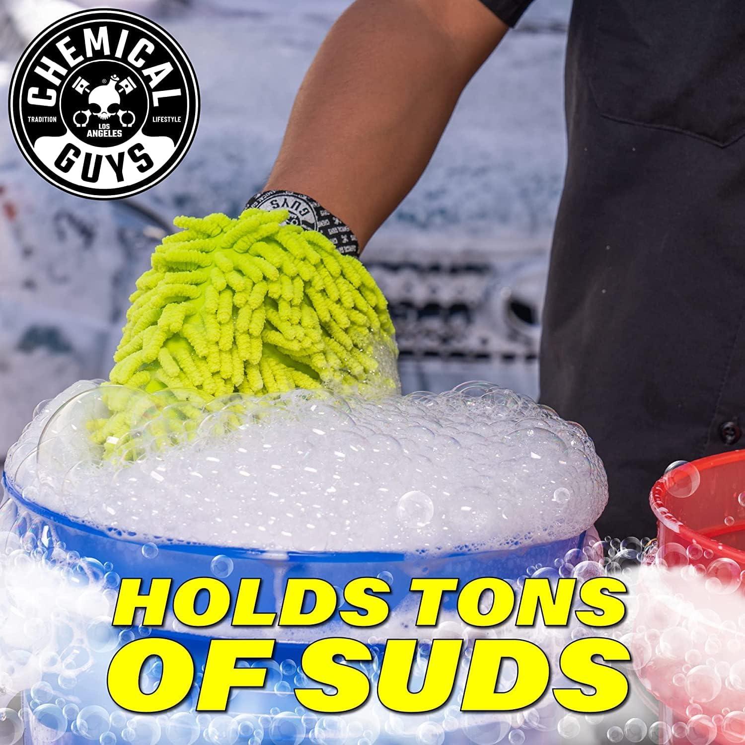 imageChemical Guys CWS101 MaxiSuds II Foaming Car Wash Soap Works with Foam CannonsGuns or Bucket Washes Safe for Cars Trucks Motorcycles RVs ampamp More 128 fl oz 1 Gallon Cherry Scent16 oz