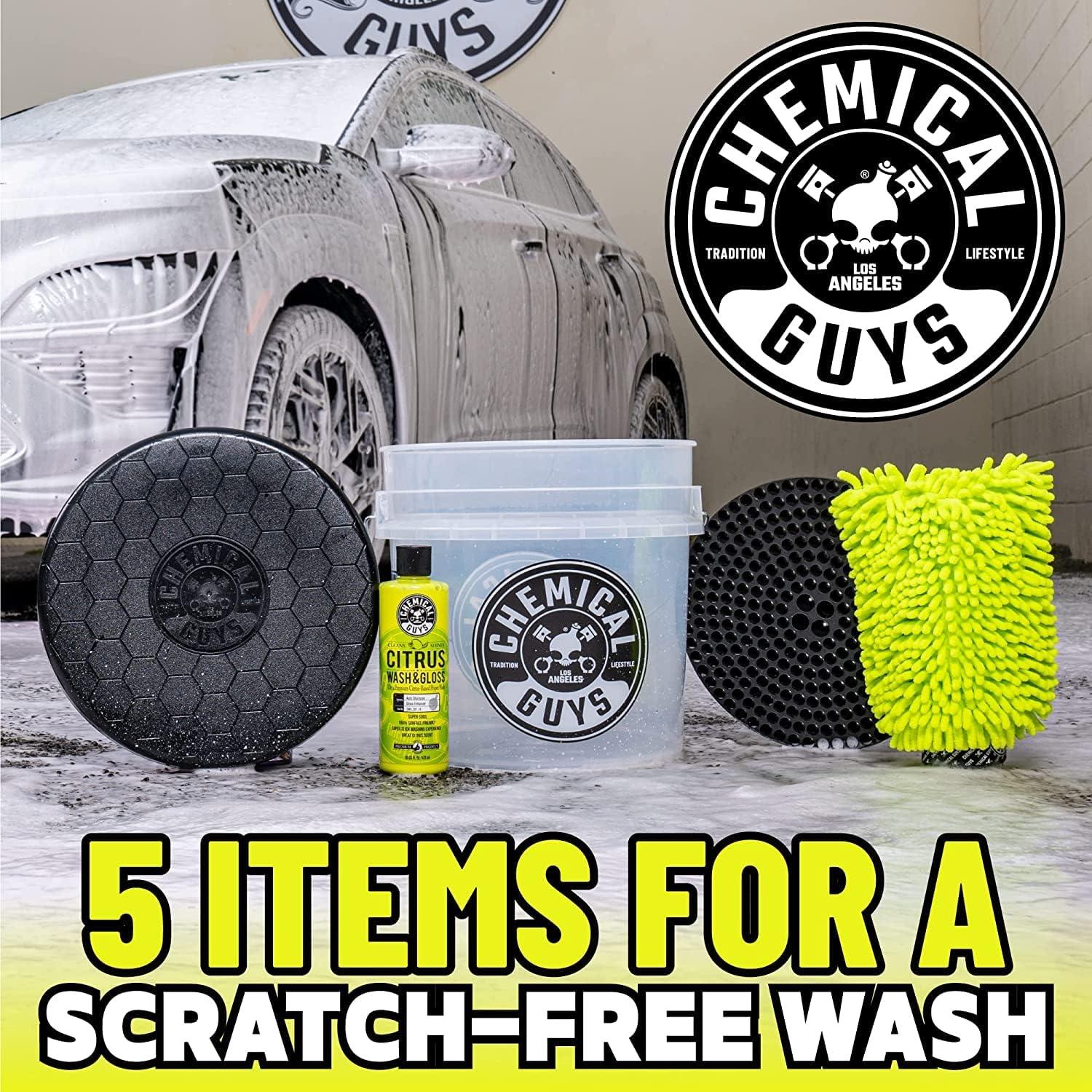 imageChemical Guys CWS101 MaxiSuds II Foaming Car Wash Soap Works with Foam CannonsGuns or Bucket Washes Safe for Cars Trucks Motorcycles RVs ampamp More 128 fl oz 1 Gallon Cherry Scent64 oz
