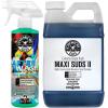 imageChemical Guys CWS101 MaxiSuds II Foaming Car Wash Soap Works with Foam CannonsGuns or Bucket Washes Safe for Cars Trucks Motorcycles RVs ampamp More 128 fl oz 1 Gallon Cherry Scent64 oz