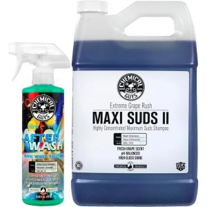 imageChemical Guys CWS101 MaxiSuds II Foaming Car Wash Soap Works with Foam CannonsGuns or Bucket Washes Safe for Cars Trucks Motorcycles RVs ampamp More 128 fl oz 1 Gallon Cherry Scent128 oz