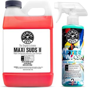 imageChemical Guys CWS101 MaxiSuds II Foaming Car Wash Soap Works with Foam CannonsGuns or Bucket Washes Safe for Cars Trucks Motorcycles RVs ampamp More 128 fl oz 1 Gallon Cherry Scent64 oz