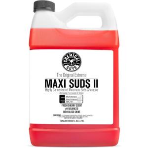 imageChemical Guys CWS101 MaxiSuds II Foaming Car Wash Soap Works with Foam CannonsGuns or Bucket Washes Safe for Cars Trucks Motorcycles RVs ampamp More 128 fl oz 1 Gallon Cherry Scent128 Fl Oz Pack of 1