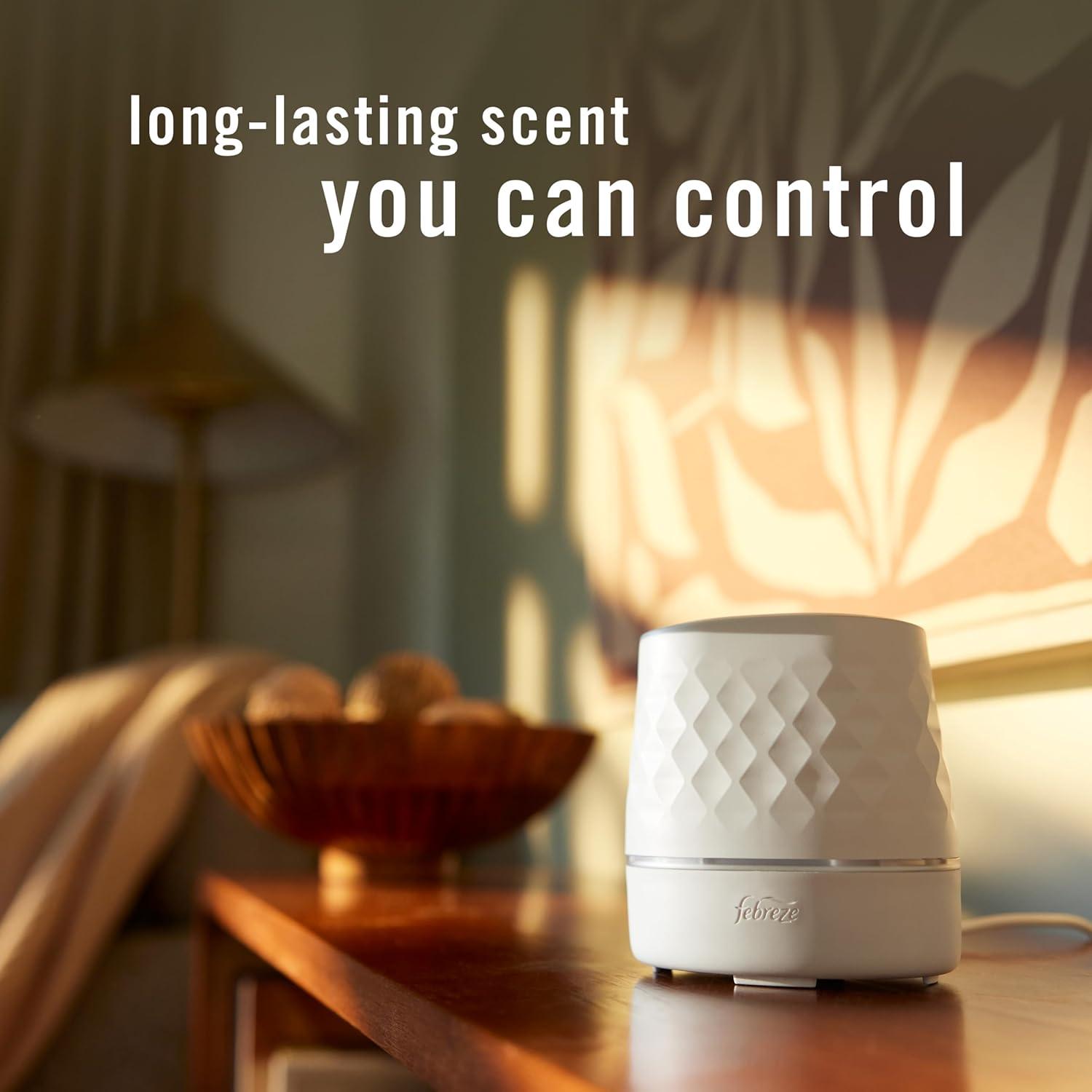 imageFebreze Plug Scent Booster Continuous Scent Device Oil Diffuser Compatible with Febreze Air Freshener Plug in RefillsWhite