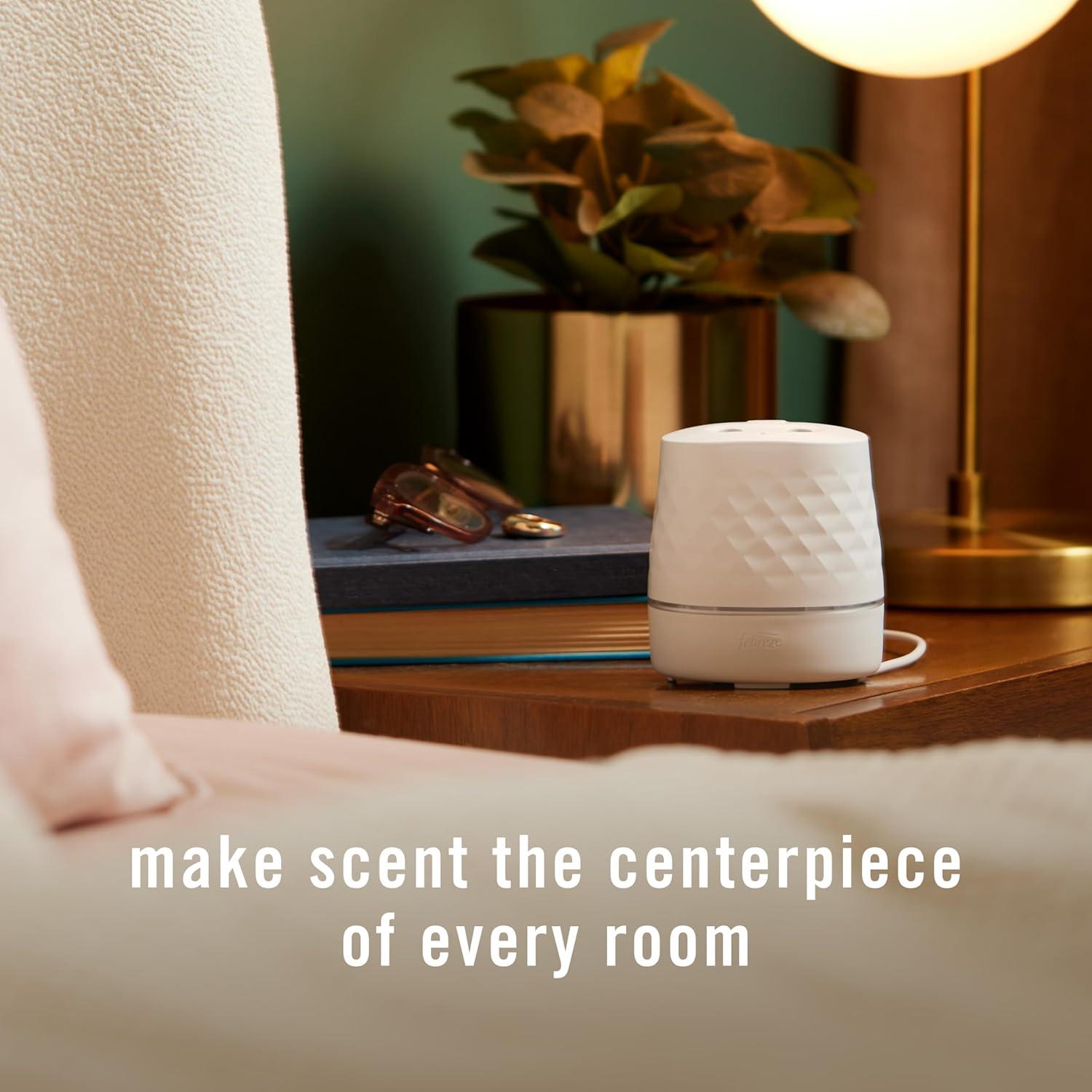 imageFebreze Plug Scent Booster Continuous Scent Device Oil Diffuser Compatible with Febreze Air Freshener Plug in RefillsWhite