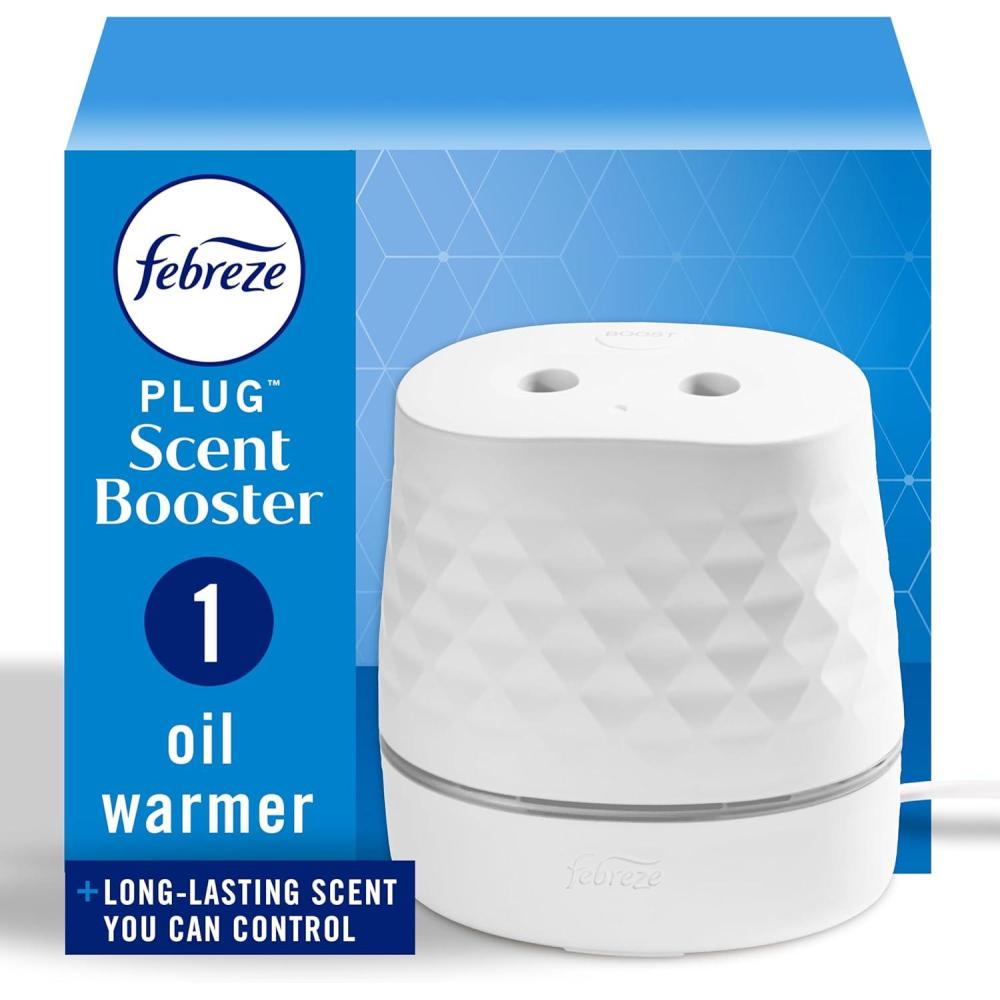 imageFebreze Plug Scent Booster Continuous Scent Device Oil Diffuser Compatible with Febreze Air Freshener Plug in RefillsWhite