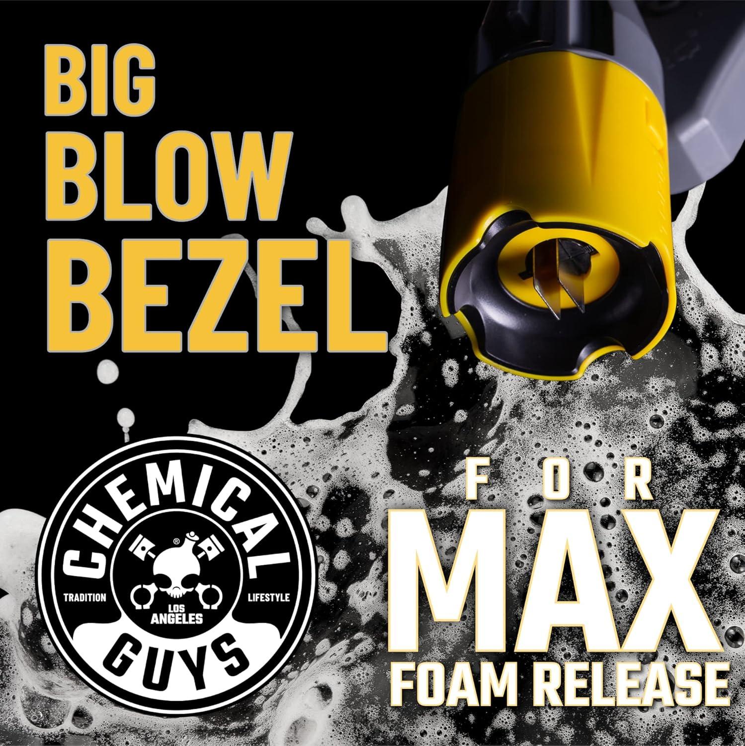 imageChemical Guys CWS40264BM Big Mouth Soap ampamp Foam Kit  Mr Pink Foaming Car Wash Soap 64 fl oz  Big Mouth Max Release Foam Cannon Works With Pressure Washer 2 Items