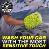 imageChemical Guys CWS22164 Mr Pink Foam Party Wash ampamp Wax 64 fl oz Tangerine Scent  Chenille Premium ScratchFree Microfiber Wash Mitt Lime Green 2 Pack 3 Items