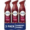 imageFebreze Air Freshener Spray OdorFighting Room Spray Cranberry Crumble Scent 88oz 3 CountCranberry Crumble