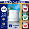 imageFebreze Plug Scent Booster Continuous Scent Device Oil Diffuser  Compatible Plug in Air Freshener OdorFighting Scented Oil Refills Holiday MixWarmer  3 Refills Holiday Bundle