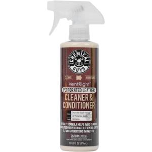 imageChemical Guys VentRight Perforated Leather Cleaner and Conditioner Deep Cleaning Leather Cleaner for Ventilated Seats with Added Protection Removes Dirt Oils Residue and Grime 16 oz