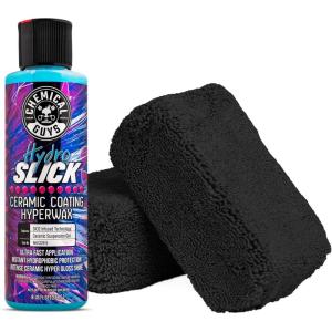 imageChemical Guys HydroSlick 8 oz with 2 Applicators  Long Lasting Ceramic Coating Sealant for Cars Trucks amp More  Provides Extreme Gloss and Protection  WAC2418 Fl Oz Pack of 1