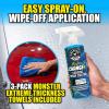 imageChemical Guys Hydro Charge Ceramic Spray Coating 16 Fl Oz with Monster Extreme Microfiber Towels 3 Pack High Gloss Paint Protection Spray with Thick Plush Towels for Car Wash Drying and Detailing16 Fl Oz  3 Pack Towels