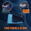 imageChemical Guys Little Megalodon Multi Purpose Microfiber Towel 2 Pack 137 x 137 Inch  Ultra Plush Detailing Towels for Car Wash Drying Interior Cleaning Glass Dusting amp Polishing2 Pack 137 x 137