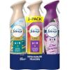 imageFebreze Air Mist Air Freshener Odor Fighting Room Spray Deodorizer for Home Bathroom Kitchen Office Apartment Lilac Sunrise Warm Ocean Breeze Summer Golden Hour Variety Pack 81oz Pack of 3Summer Mix Pack
