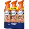 imageFebreze Air Mist Air Freshener Odor Fighting Room Spray Deodorizer for Home Bathroom Kitchen Office Apartment Lilac Sunrise Warm Ocean Breeze Summer Golden Hour Variety Pack 81oz Pack of 3Juicy Summer Peaches