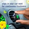 imageFebreze Car Air Freshener OdorFighting Automotive Vent Clip Scented Car Accessories Long Lasting for Strong Odors Hawaiian Aloha Scent 4 CountGain Original