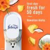 imageFebreze Plug In Air Freshener OdorFighting Scented Oil Refill Twlight Lavender and Downy April Fresh Scents 4 RefillsHawaiian Aloha