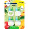 imageFebreze Plug In Air Freshener OdorFighting Scented Oil Refill Air Fresheners for Home and Bathroom and Kitchen Long Lasting for Strong Odors Mango Splash Scent 087oz Refills 4 CountMango Splash