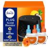 imageFebreze Plug Scent Booster Starter Kit Black Oil Diffuser Air Freshener Plug in Continuous Scent Device  2 Hawaiian Aloha RefillBlack  Hawaiian Aloha