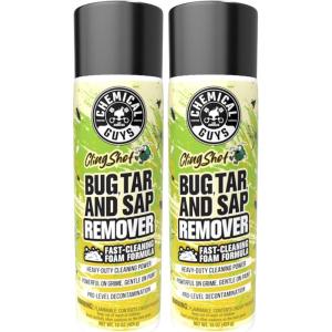imageChemical Guys Bug Sap amp Tar Remover Fast Acting Pre Wash Cleaner for Cars Trucks amp SUVs Removes Stuck On Residue Road Film Bug Splatter Tree Sap Grime Spray 2 Pack  15 Fl Oz Each2 Pack