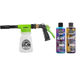 imageChemical Guys Foam Gun Car Wash amp Wax Bundle with TORQ Foam Blaster HydroSuds Car Wash Soap and HydroSlick Ceramic Hybrid Car Wax 3 Items 32 Fl oz