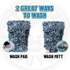 imageChemical Guys Dually Wash Pad Microfiber Car Wash Pad Dual Surface Cleaning Pad for Paint Clear Coat Glass Wheels and Exterior Surfaces