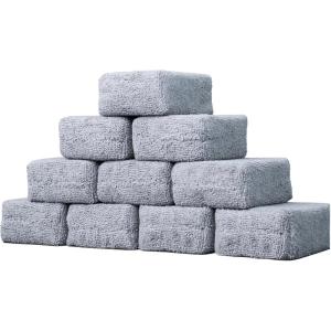 imageChemical Guys Foam Applicator Pads for Cars Dressing and Wax Applicators for Car Detailing Interior and Exterior Use 4 x 3 x 15 Inch Gray  10 Pack10 Pack