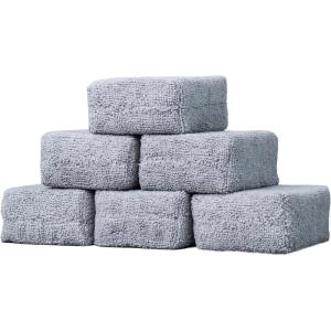imageChemical Guys Foam Applicator Pads for Cars Dressing and Wax Applicators for Car Detailing Interior and Exterior Use 4 x 3 x 15 Inch Gray  10 Pack6 Pack
