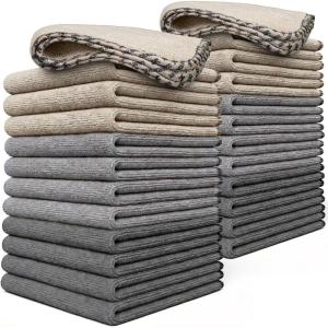 imageChemical Guys Microfiber Towels for Cars Microfiber Cleaning Cloth Multi Color Drying Towels Car Detailing for Wash Interior and Glass 14 x 12 Inch  6 Pack24 Pack